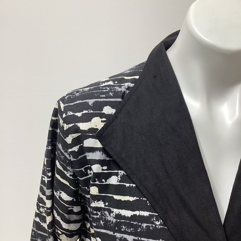 Beppa Cotton Blazer Abstract Design - Picture 4 of 6